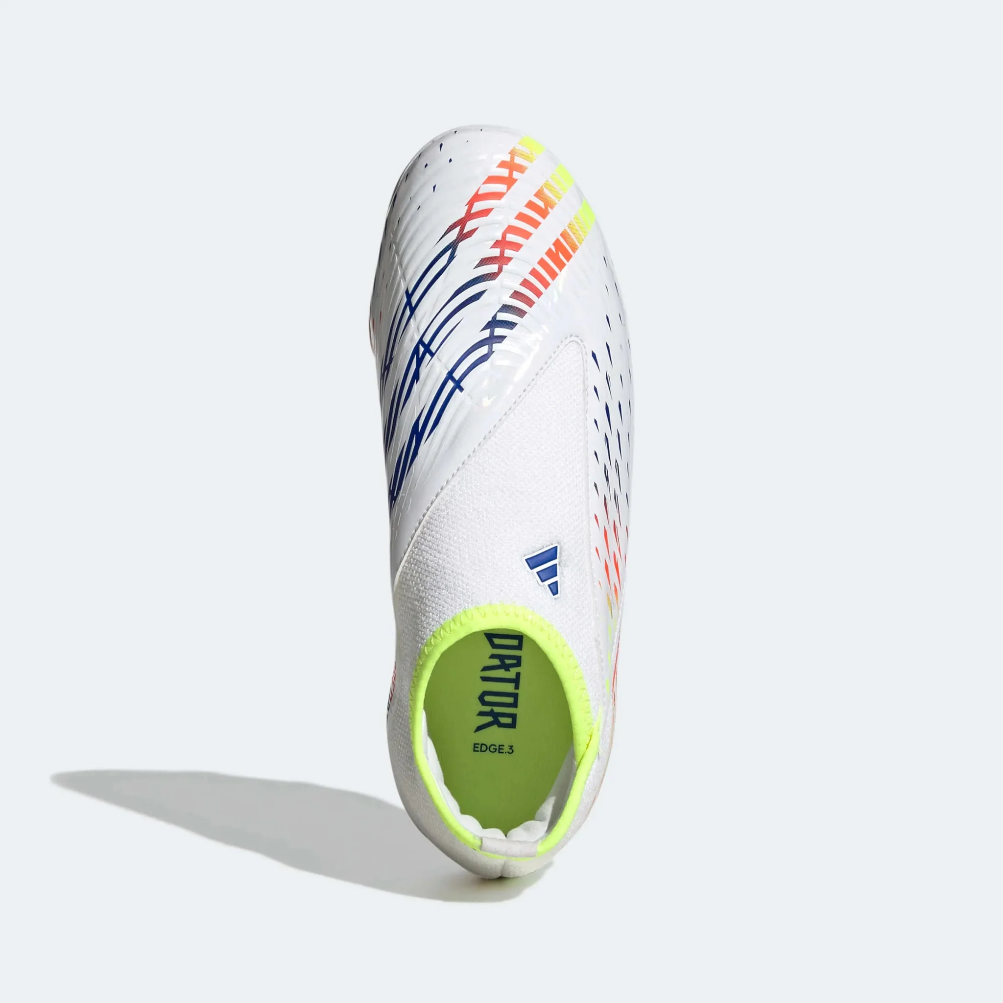 adidas Junior Predator Edge.3 LL FG J - White-Yellow-Blue - Image 5