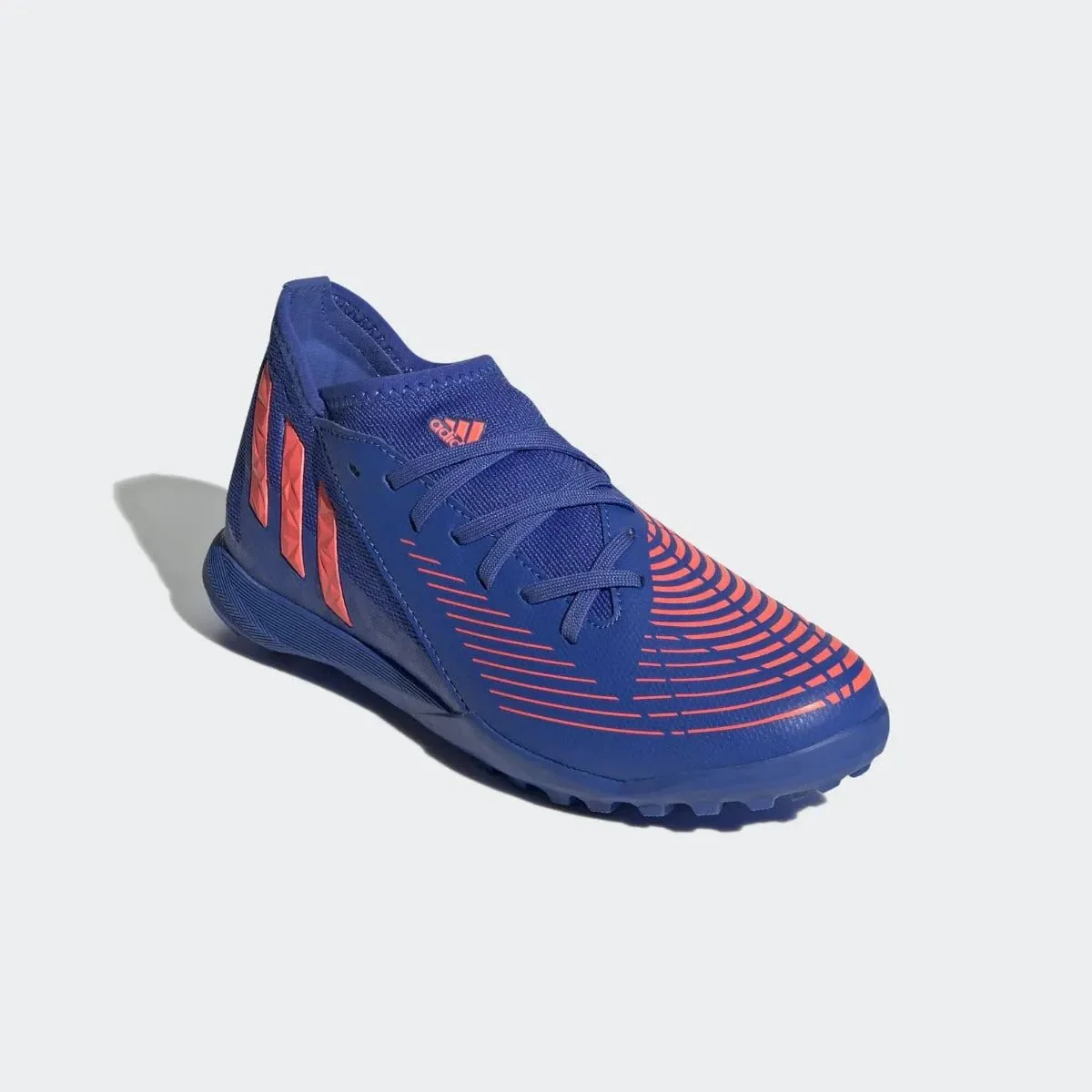 adidas Junior Predator Edge .3 Turf - Hi Res Blue-Turbo - Image 3