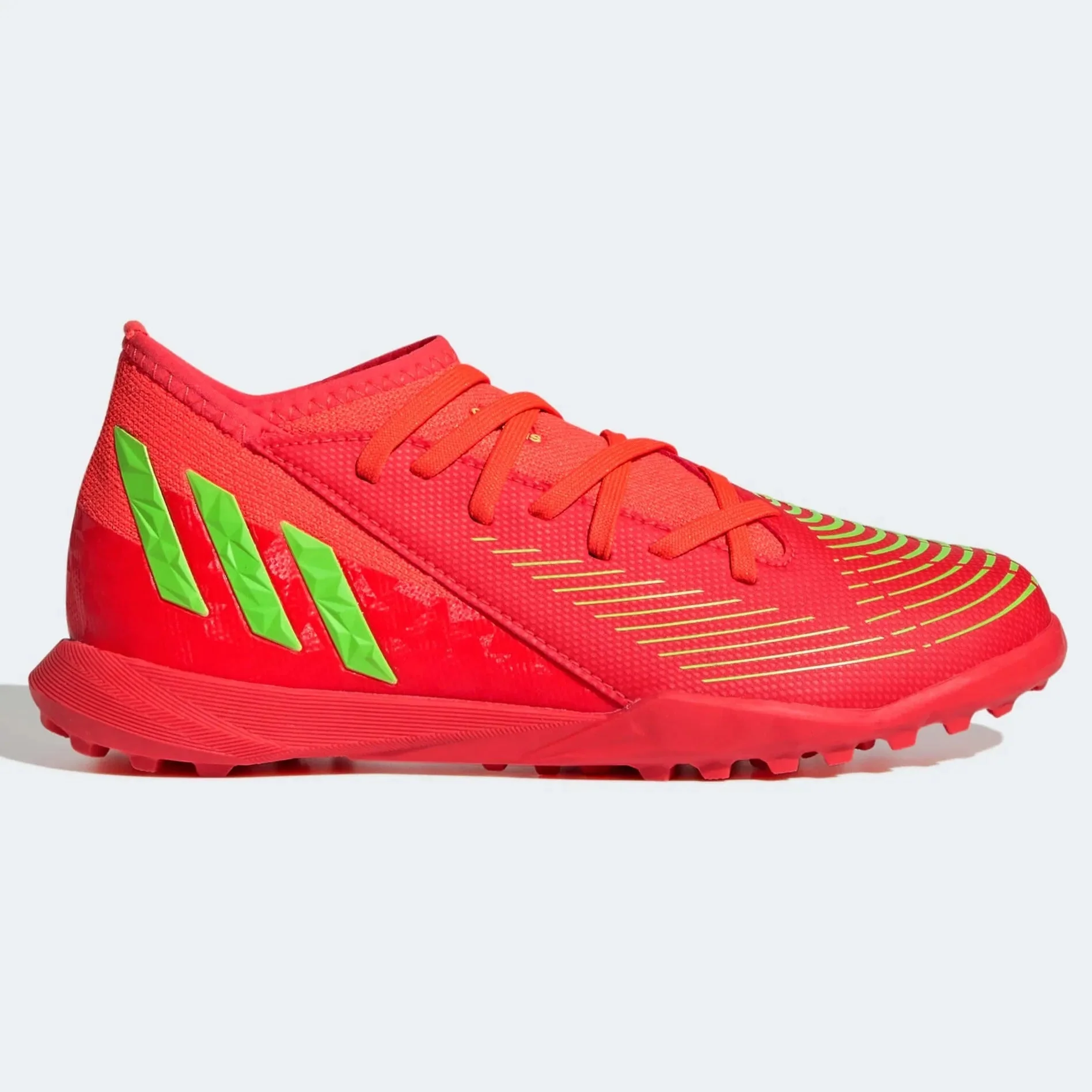 adidas Junior Predator Edge .3 Turf - Solar Red-Solar Green