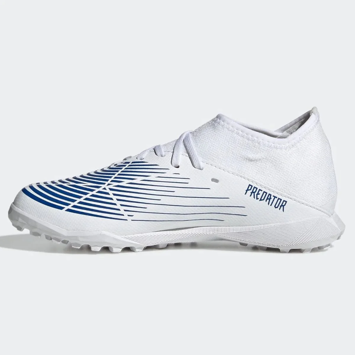 adidas Junior Predator Edge .3 Turf - White-Hi Res Blue - Image 2