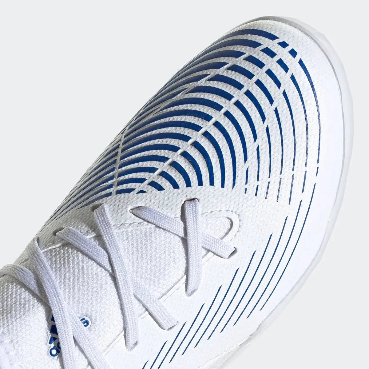 adidas Junior Predator Edge .3 Turf - White-Hi Res Blue - Image 7