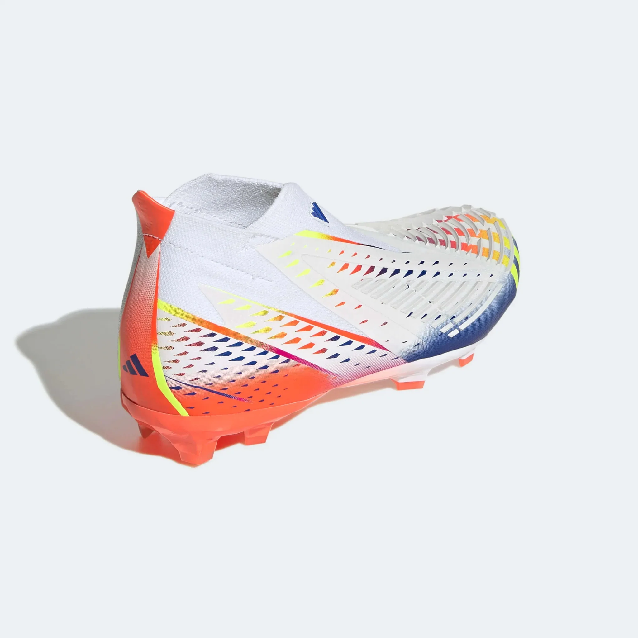 adidas Junior Predator Edge+ FG J - White-Yellow-Blue - Image 4