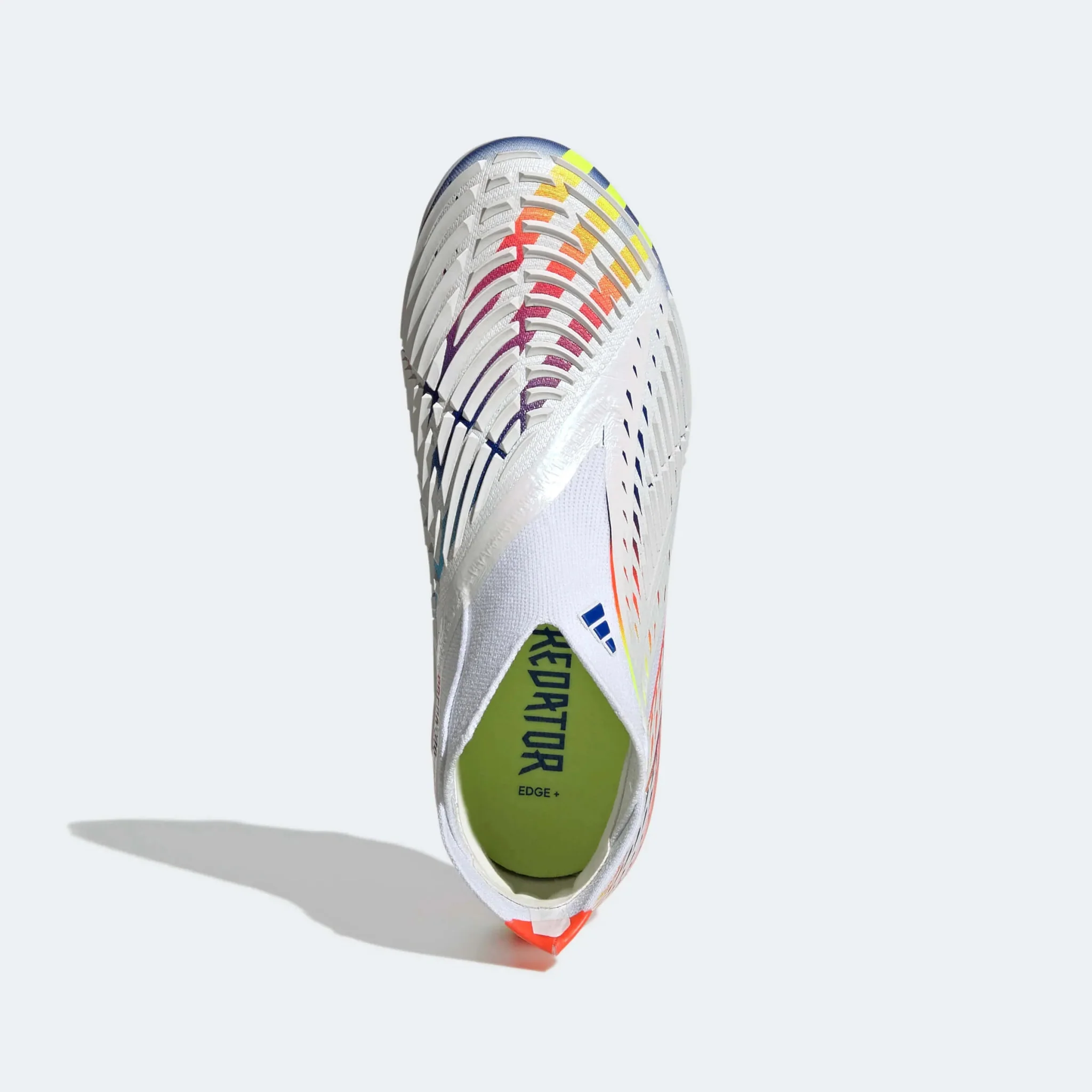adidas Junior Predator Edge+ FG J - White-Yellow-Blue - Image 5