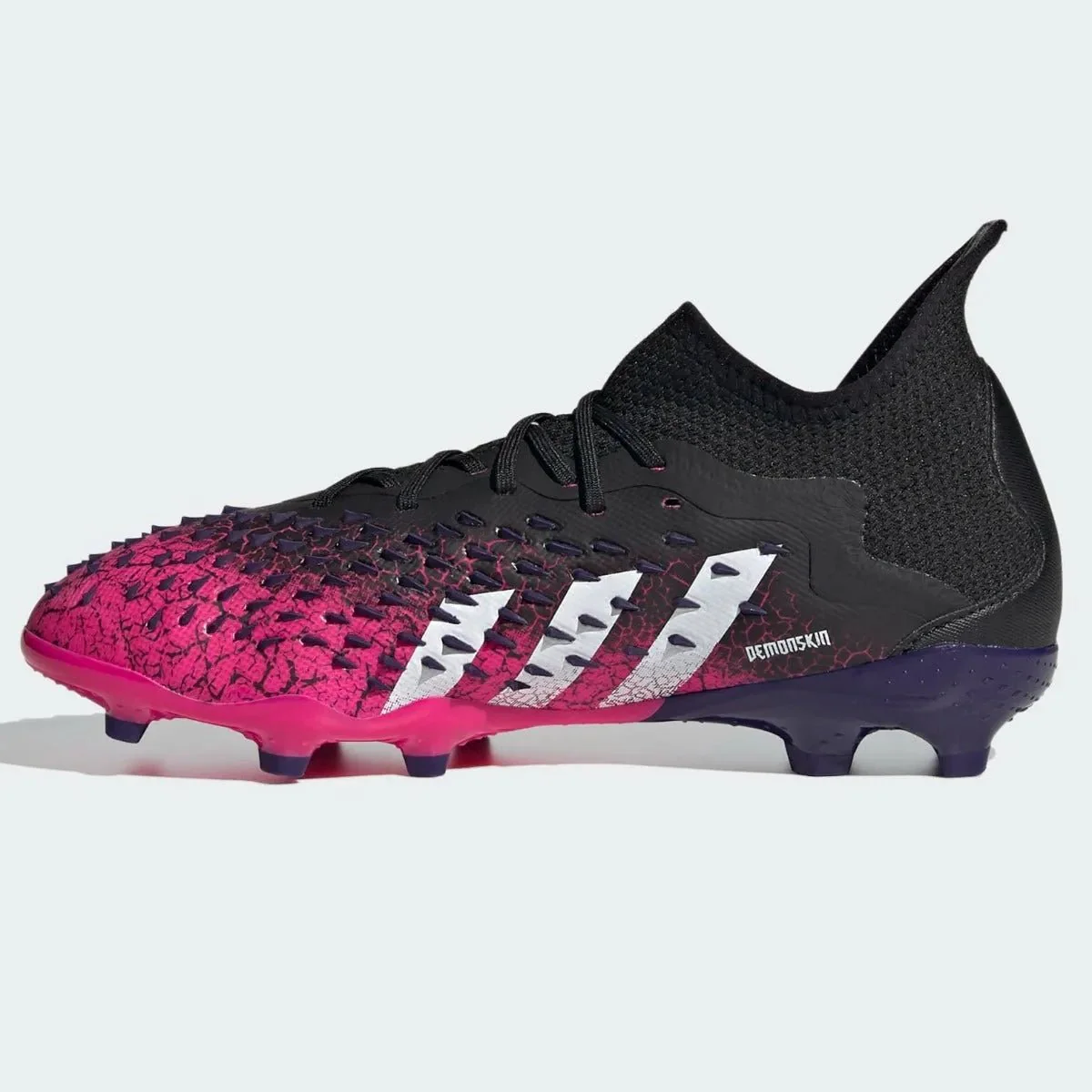 Adidas Junior Predator Freak .1 FG - Black-Pink-Purple - Image 2
