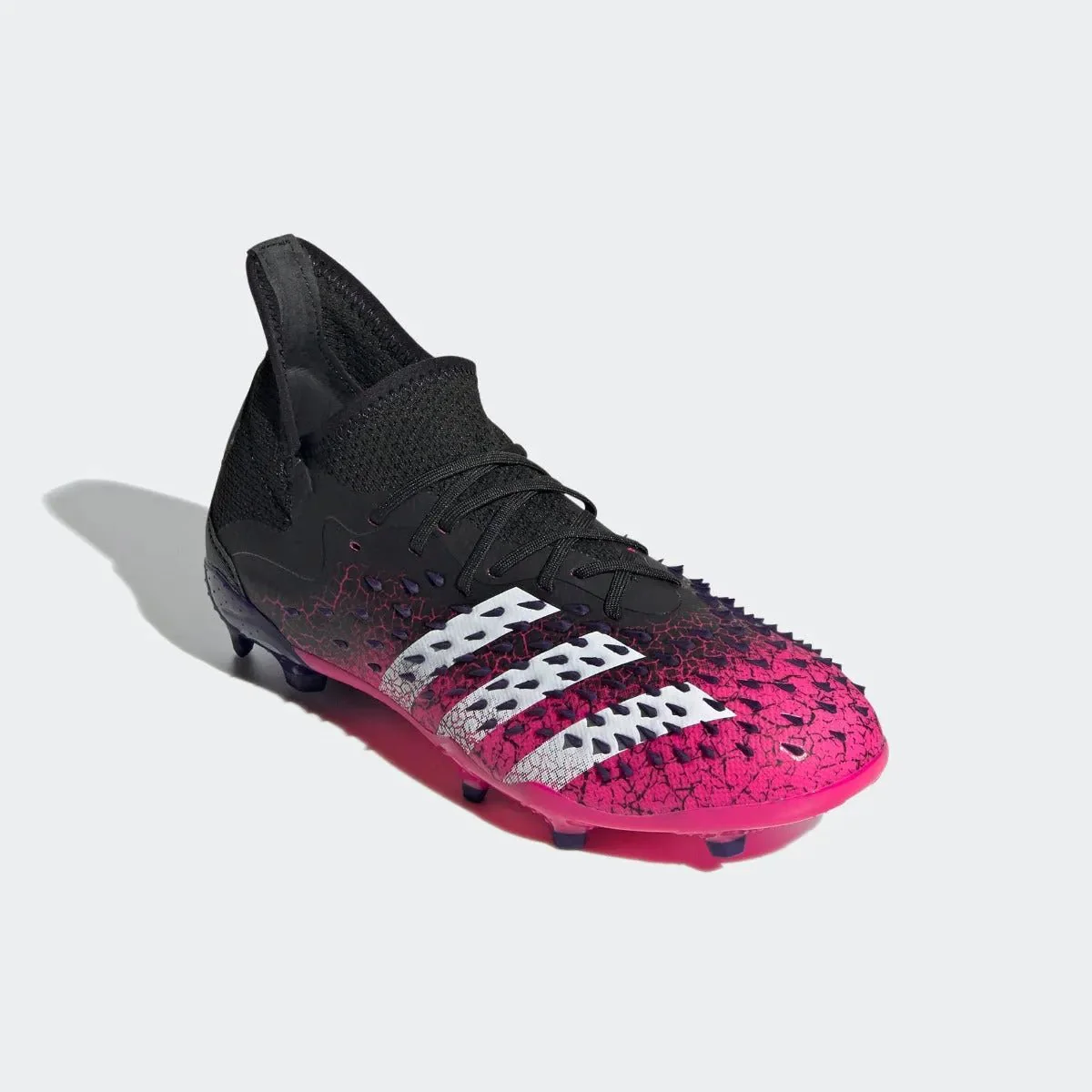 Adidas Junior Predator Freak .1 FG - Black-Pink-Purple - Image 3
