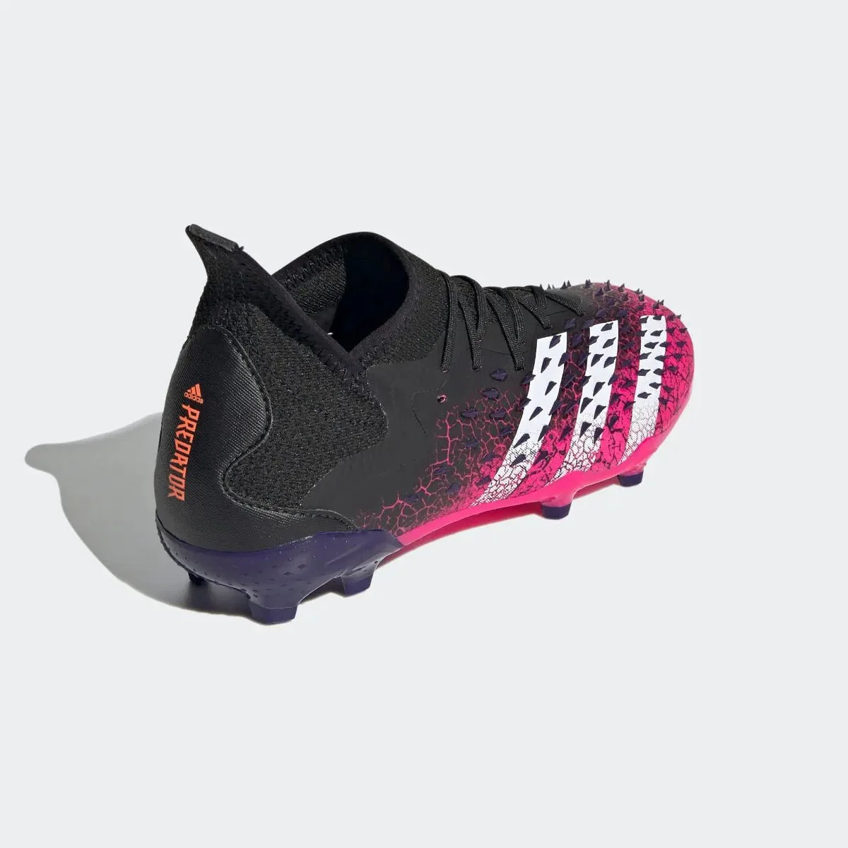 Adidas Junior Predator Freak .1 FG - Black-Pink-Purple - Image 4