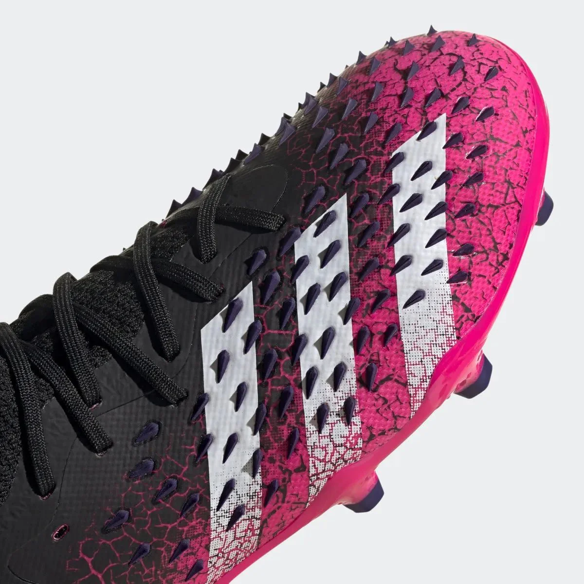 Adidas Junior Predator Freak .1 FG - Black-Pink-Purple - Image 7