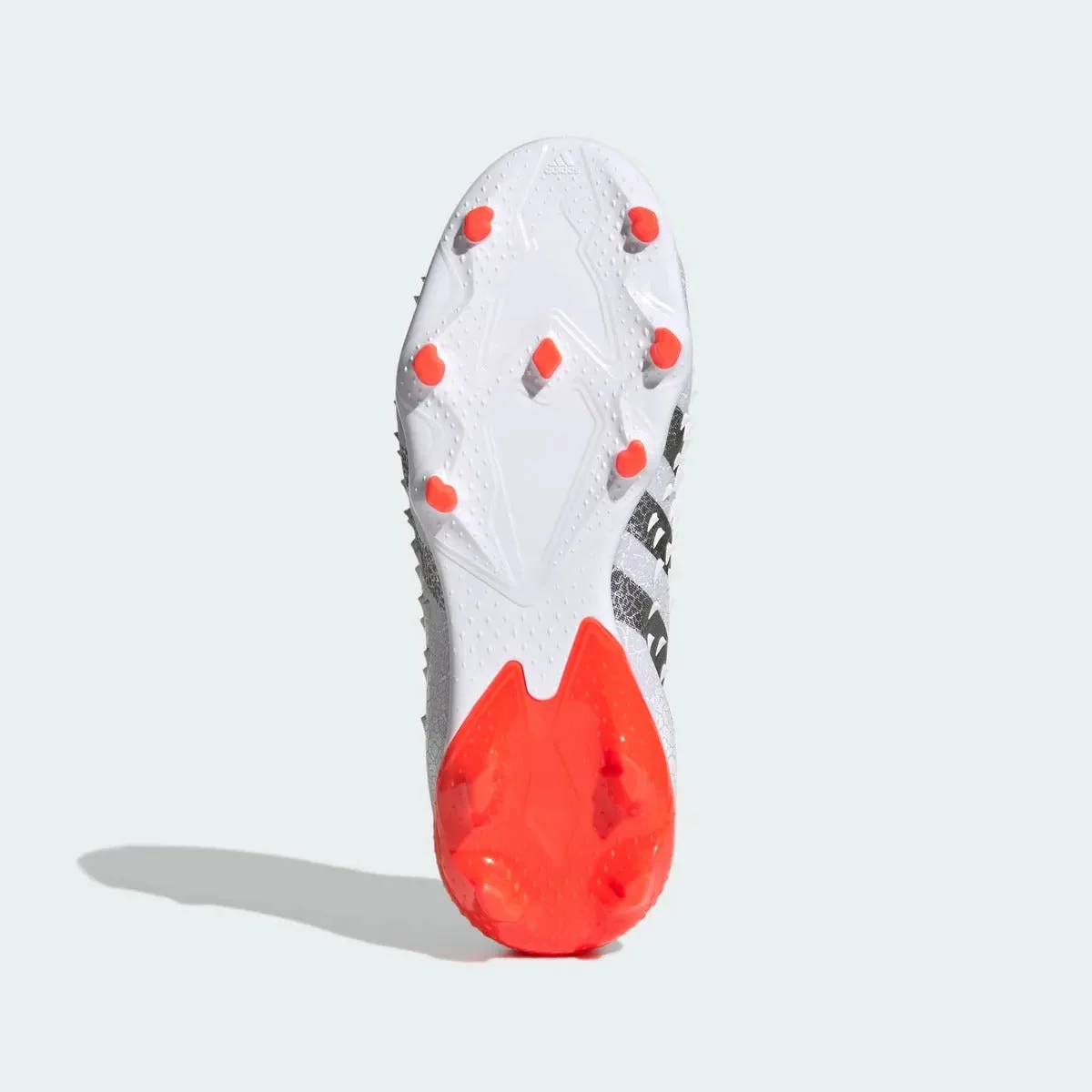 Adidas Junior Predator Freak .1 FG - White-Iron Metallic - Image 6