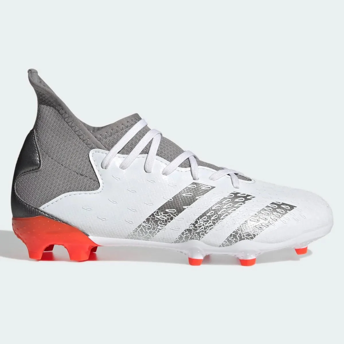 Adidas Junior Predator Freak .3 FG - White-Iron Metallic