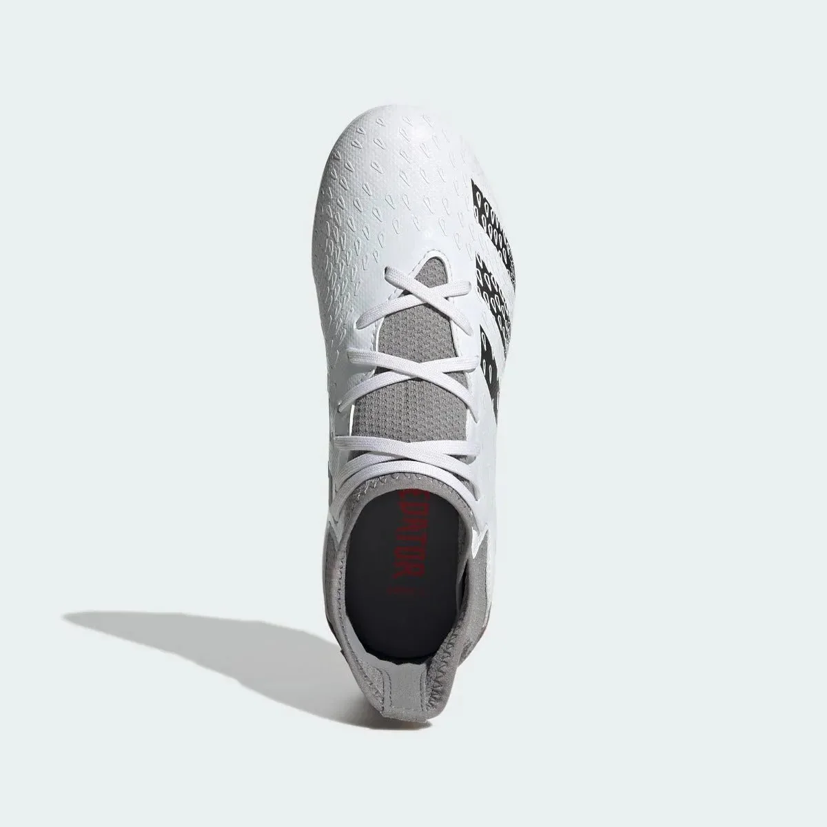 Adidas Junior Predator Freak .3 FG - White-Iron Metallic - Image 5