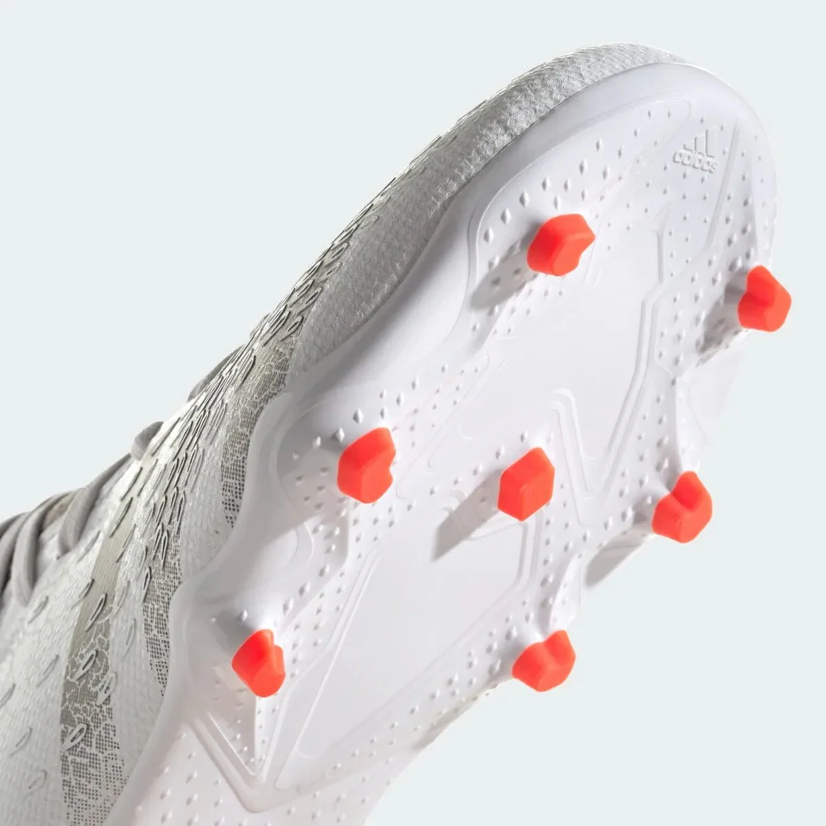 Adidas Junior Predator Freak .3 FG - White-Iron Metallic - Image 8