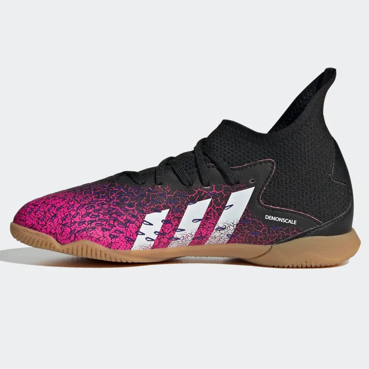 Adidas Junior Predator Freak .3 IN - Black-Pink-Purple - Image 2