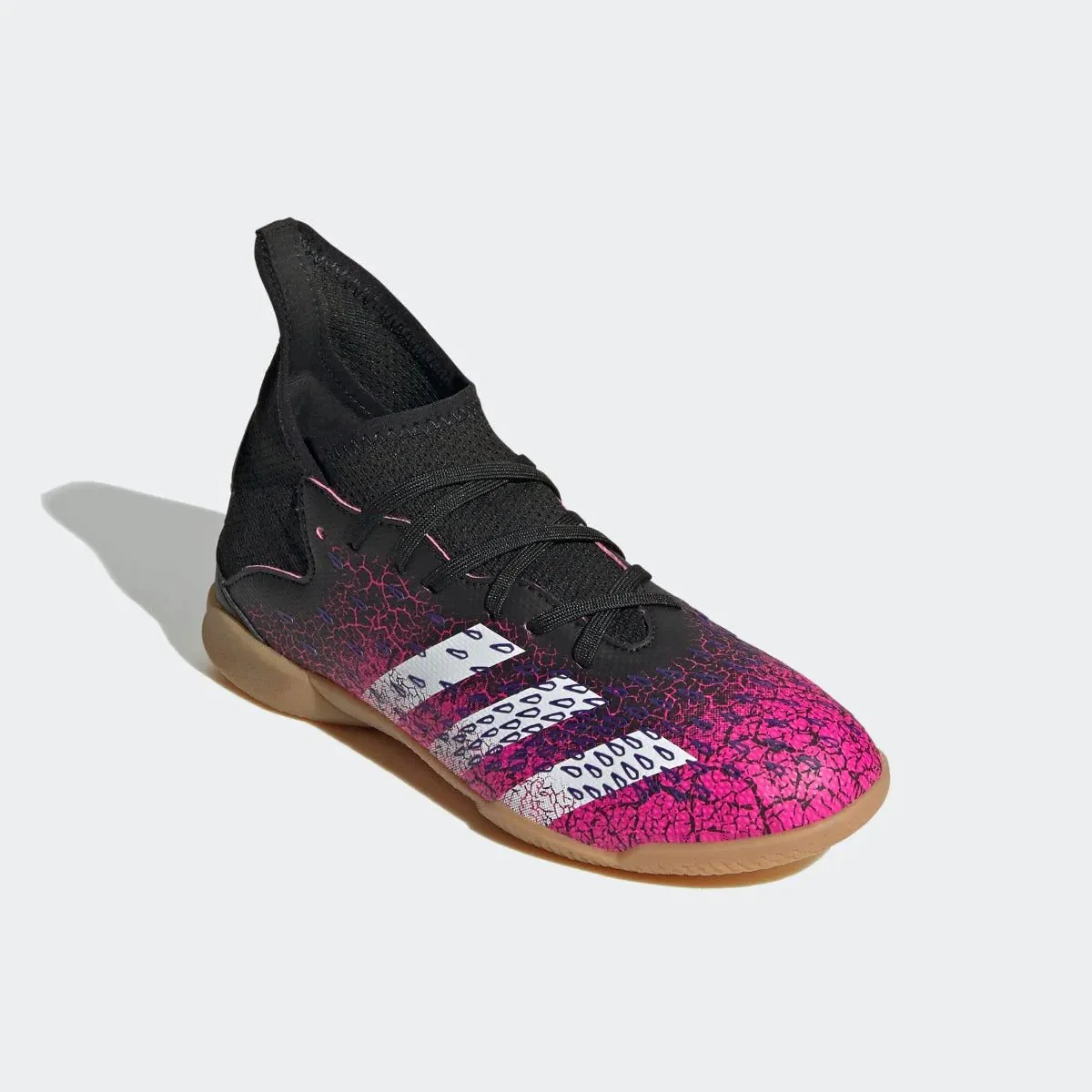 Adidas Junior Predator Freak .3 IN - Black-Pink-Purple - Image 3