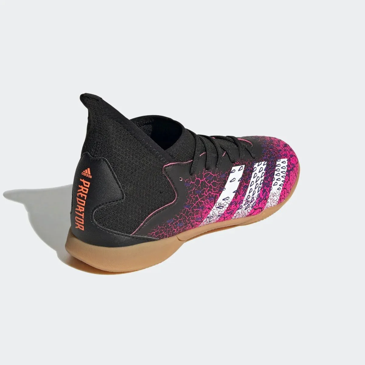 Adidas Junior Predator Freak .3 IN - Black-Pink-Purple - Image 4
