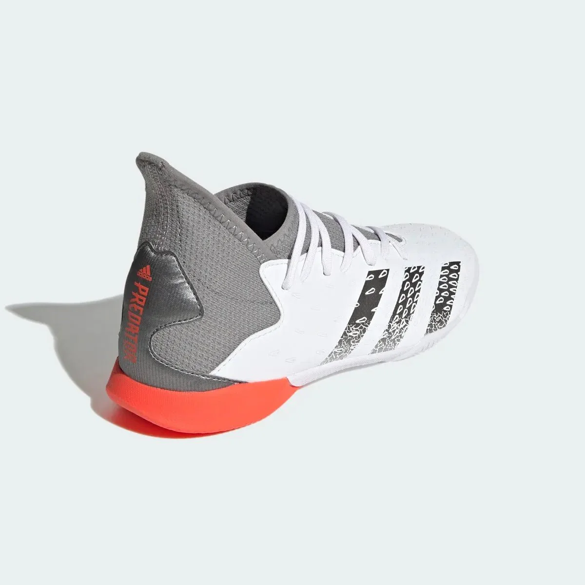 Adidas Junior Predator Freak .3 IN - White-Iron Metallic - Image 4
