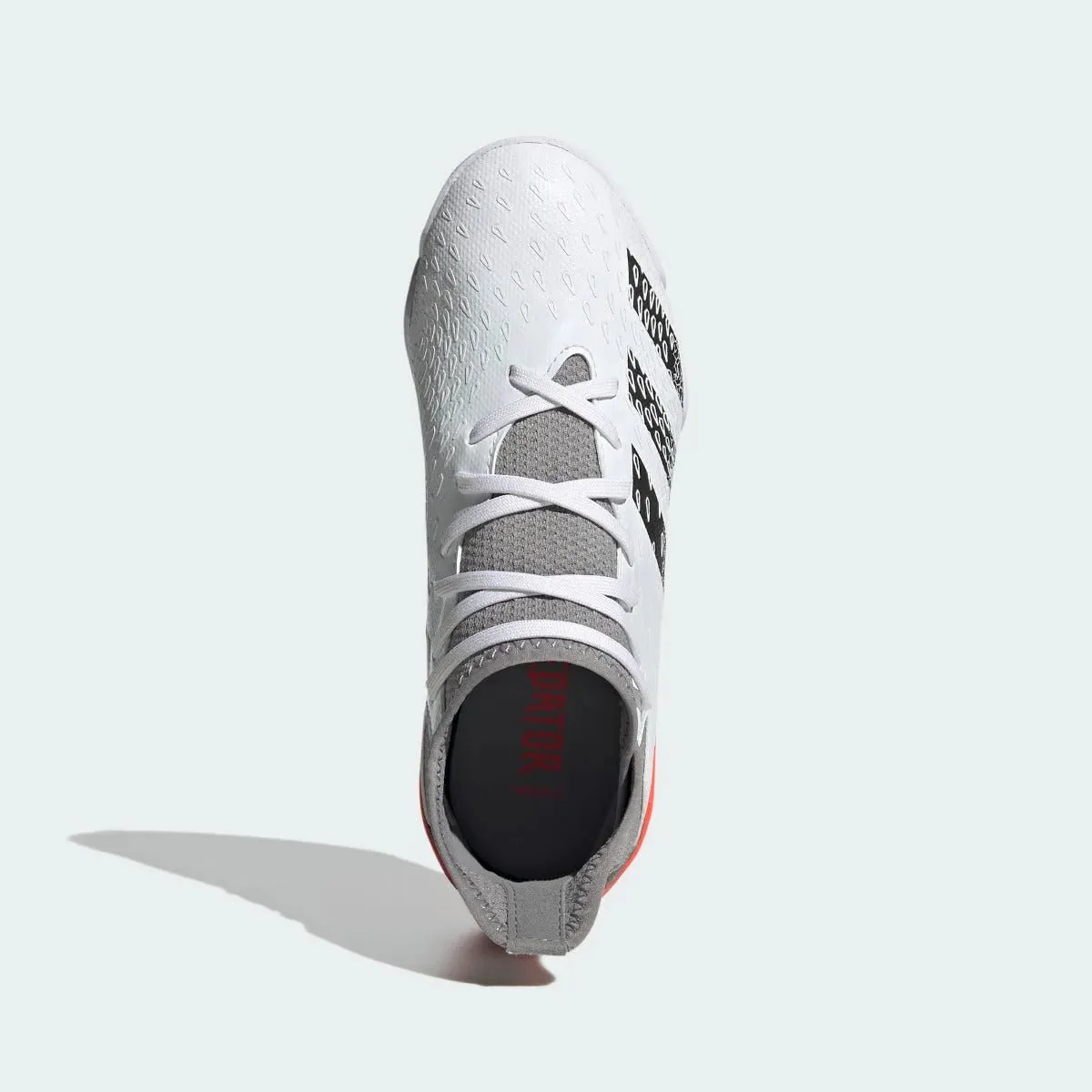 Adidas Junior Predator Freak .3 IN - White-Iron Metallic - Image 5