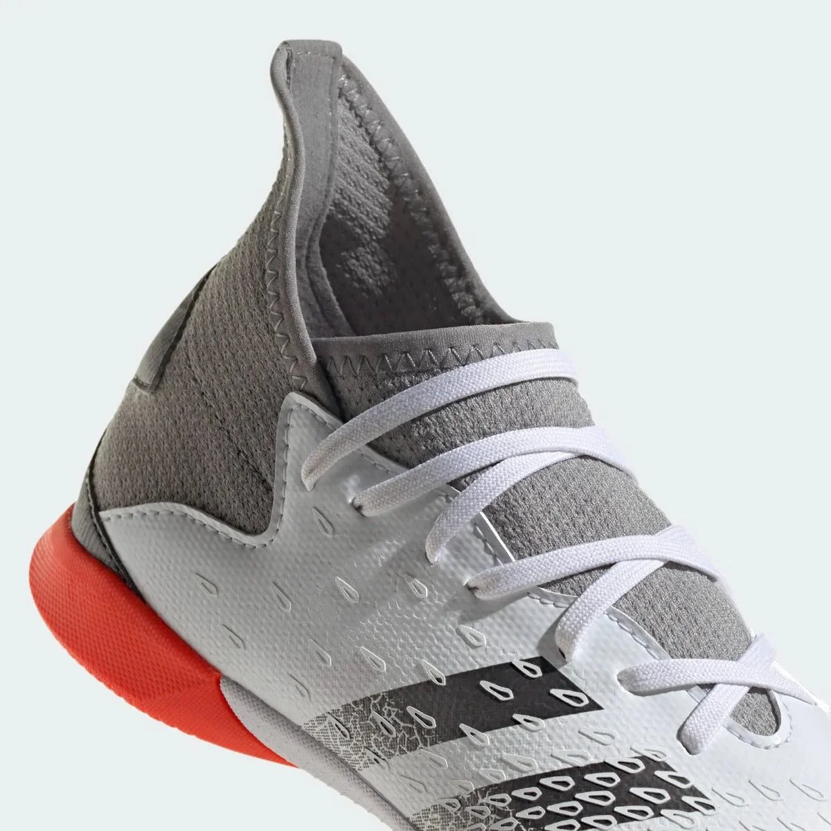 Adidas Junior Predator Freak .3 IN - White-Iron Metallic - Image 7