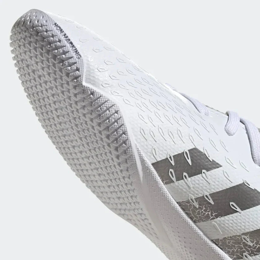 Adidas Junior Predator Freak .3 IN - White-Iron Metallic - Image 8