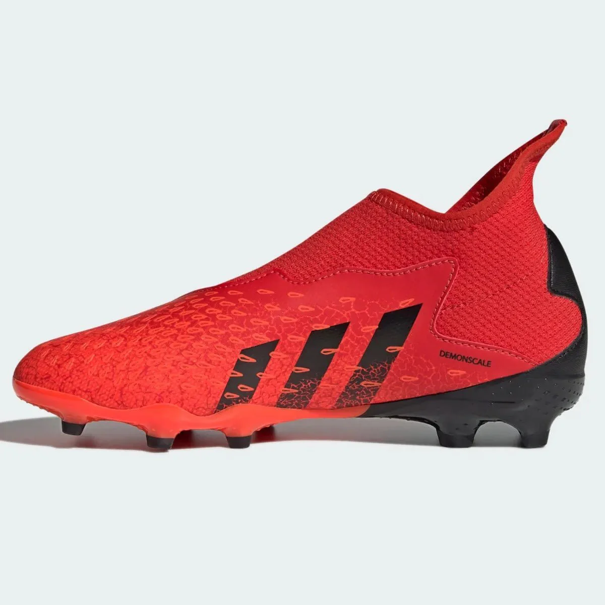 Adidas JR Predator Freak .3 Laceless FG - Red-Black - Image 2