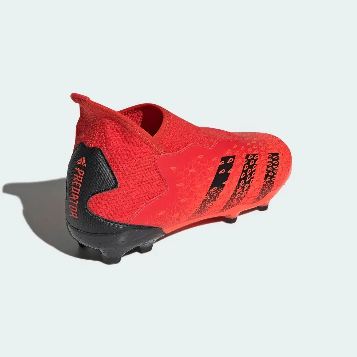 Adidas JR Predator Freak .3 Laceless FG - Red-Black - Image 4