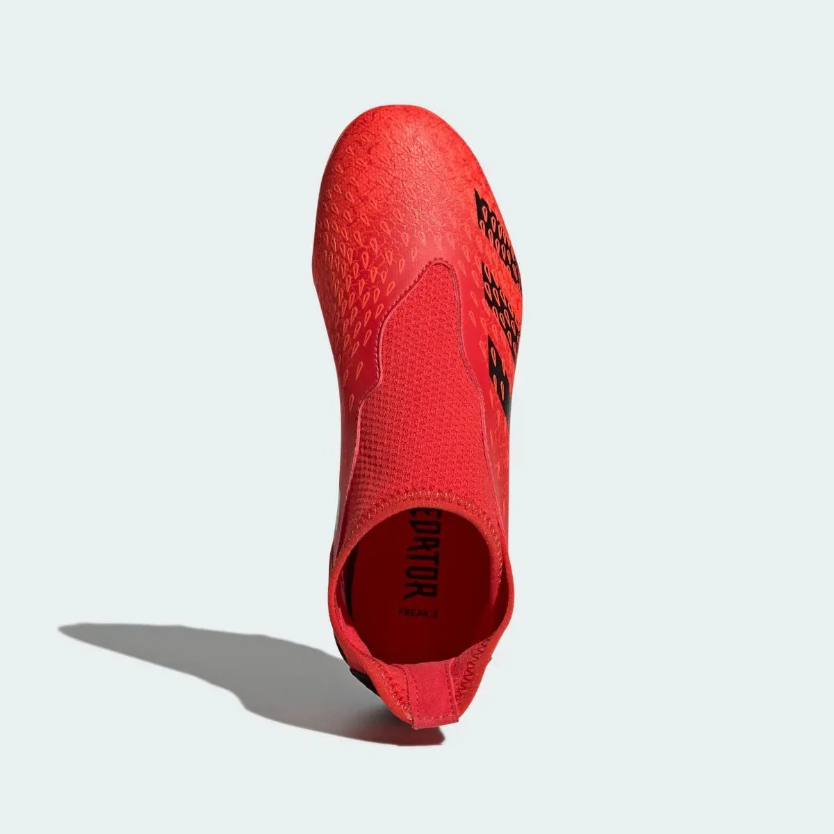 Adidas JR Predator Freak .3 Laceless FG - Red-Black - Image 5