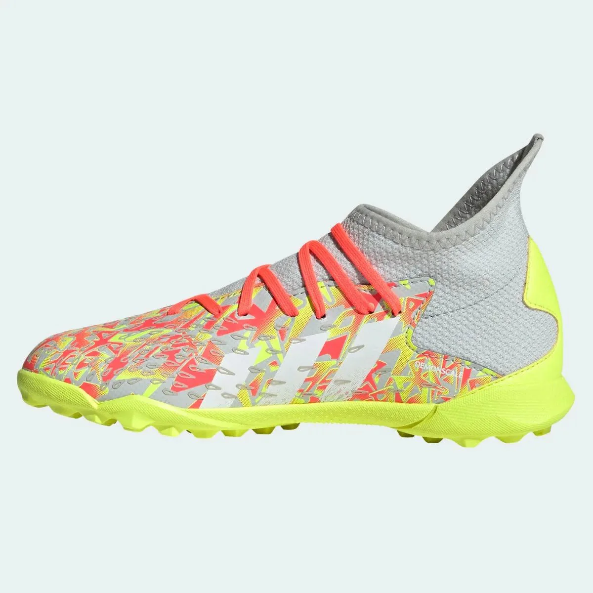 Adidas Junior Predator Freak .3 Tf - Clear Grey-Solar Yellow - Image 2