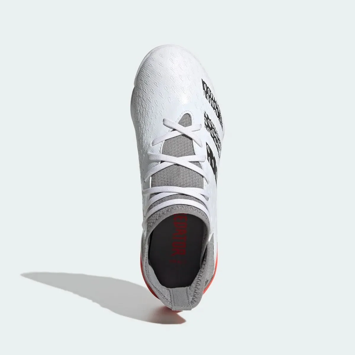 Adidas Junior Predator Freak .3 TF - White-Iron Metallic - Image 5