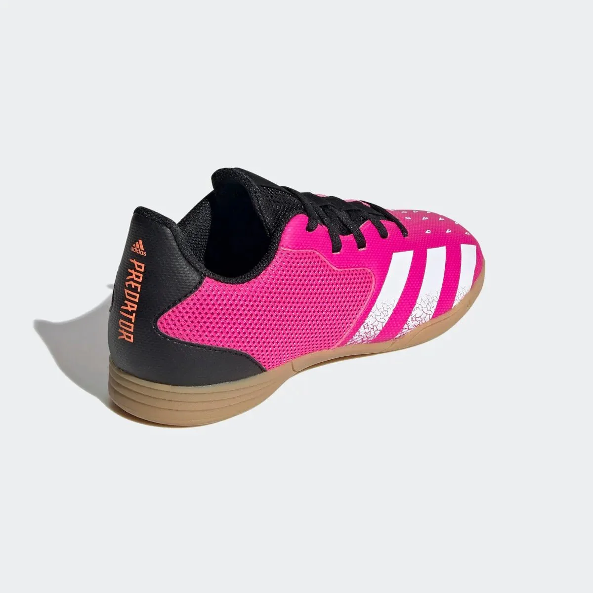 Adidas JR Predator Freak .4 IN Sala - Black-Pink-Purple - Image 4