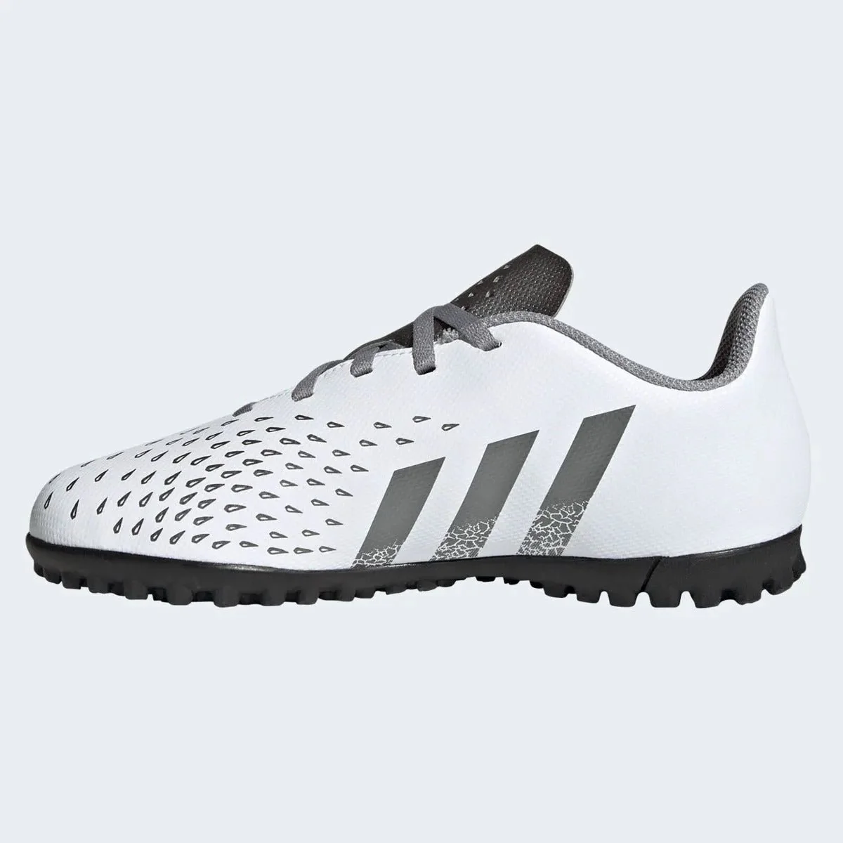 Adidas Junior Predator Freak .4 TF - White-Iron Metallic - Image 2