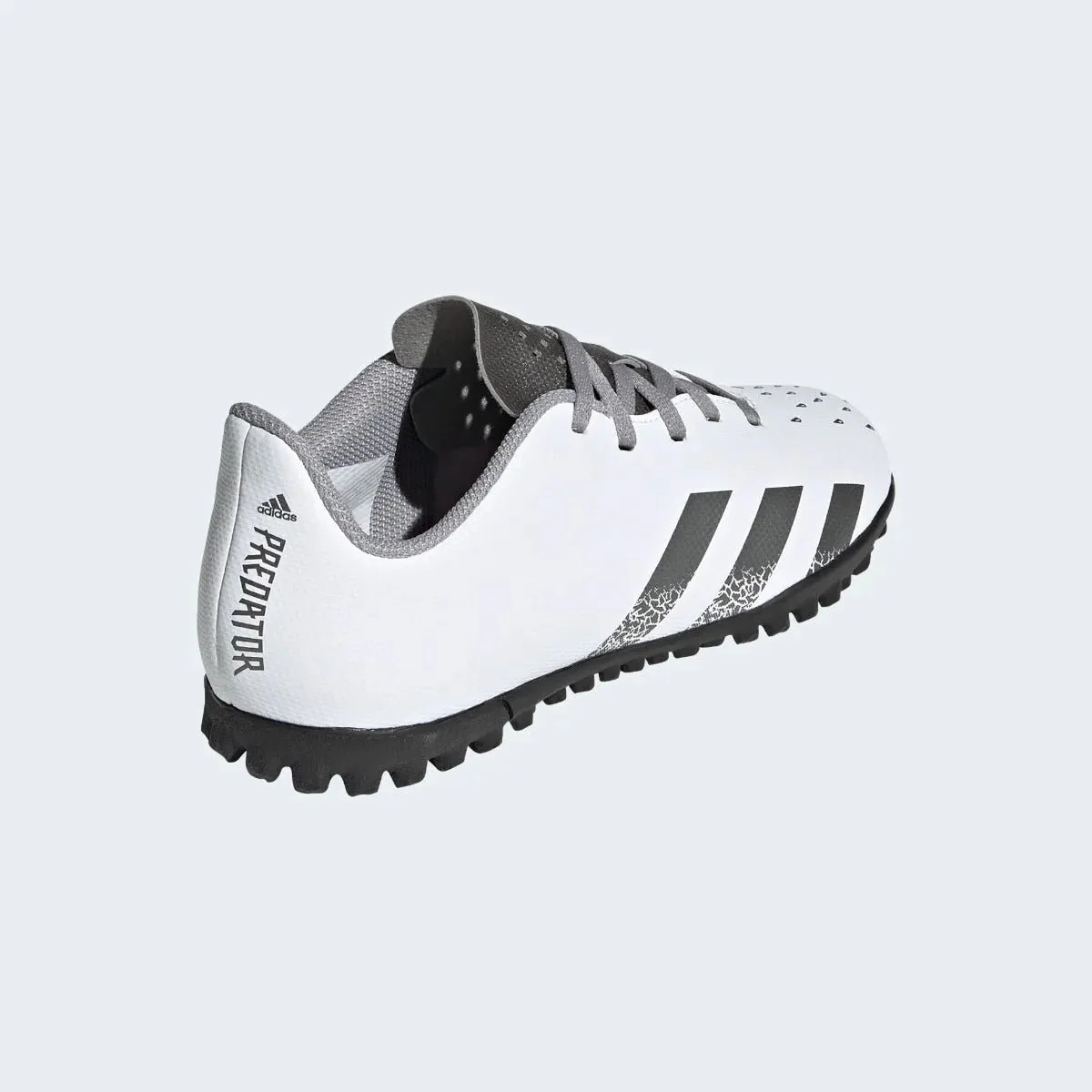 Adidas Junior Predator Freak .4 TF - White-Iron Metallic - Image 4