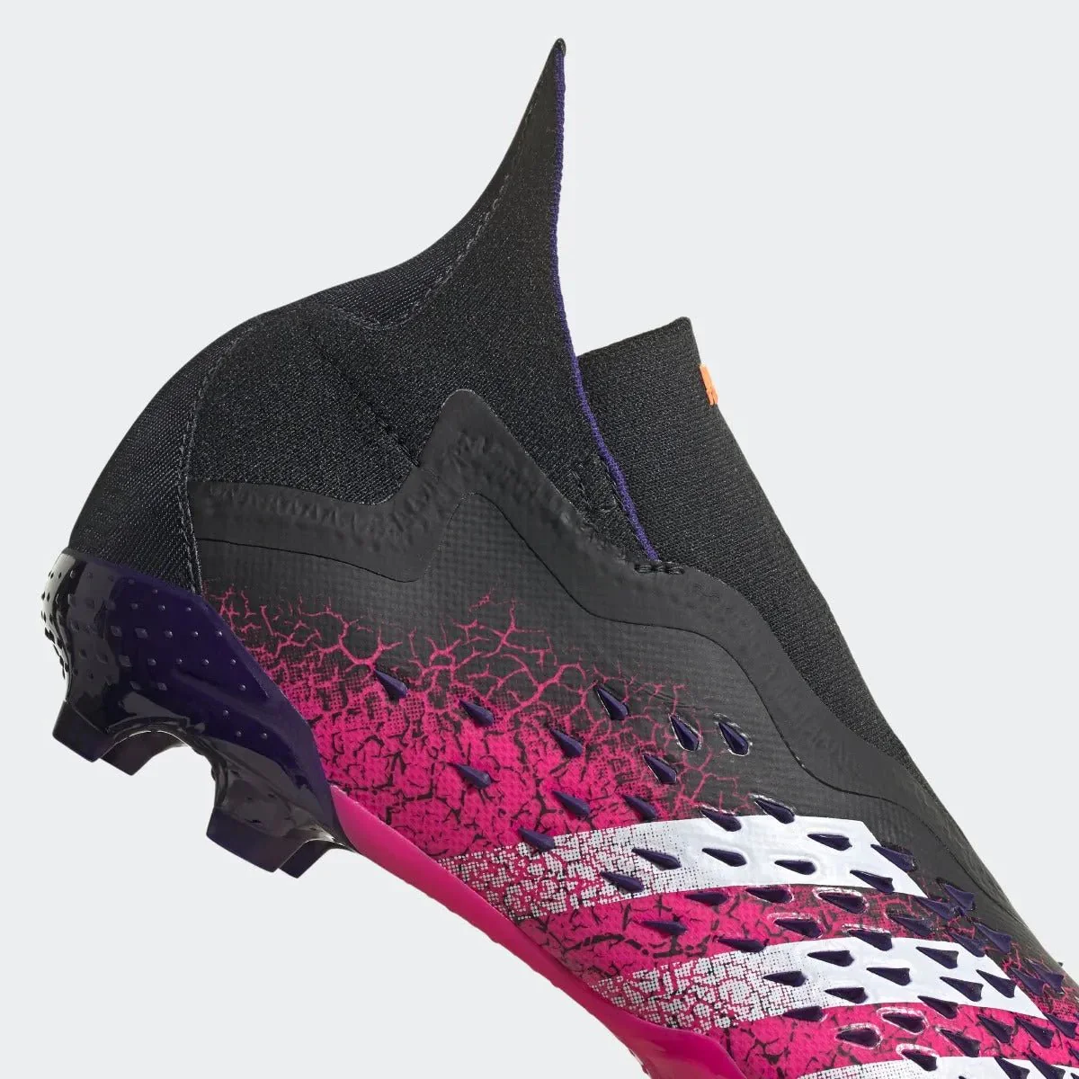 Adidas JR Predator Freak + FG - Black-Pink-Purple - Image 6