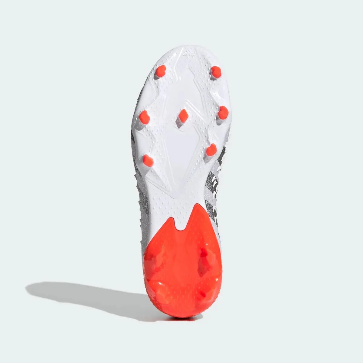 Adidas Junior Predator Freak + FG - White-Iron Metallic - Image 6