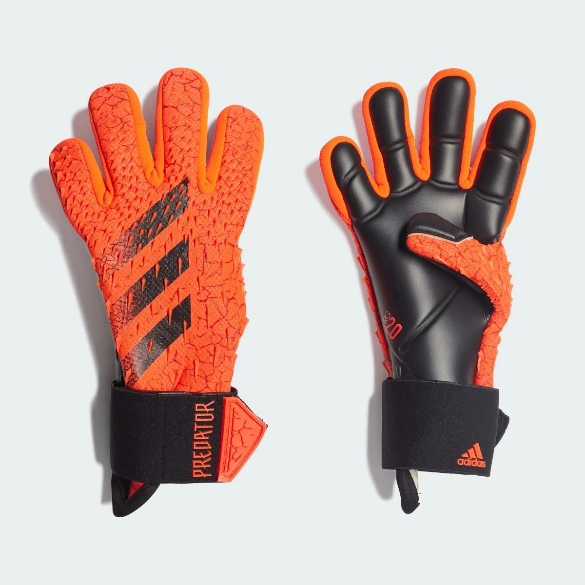 adidas JR Predator GL Pro Goalkeeper Glove - Solar Red-Black