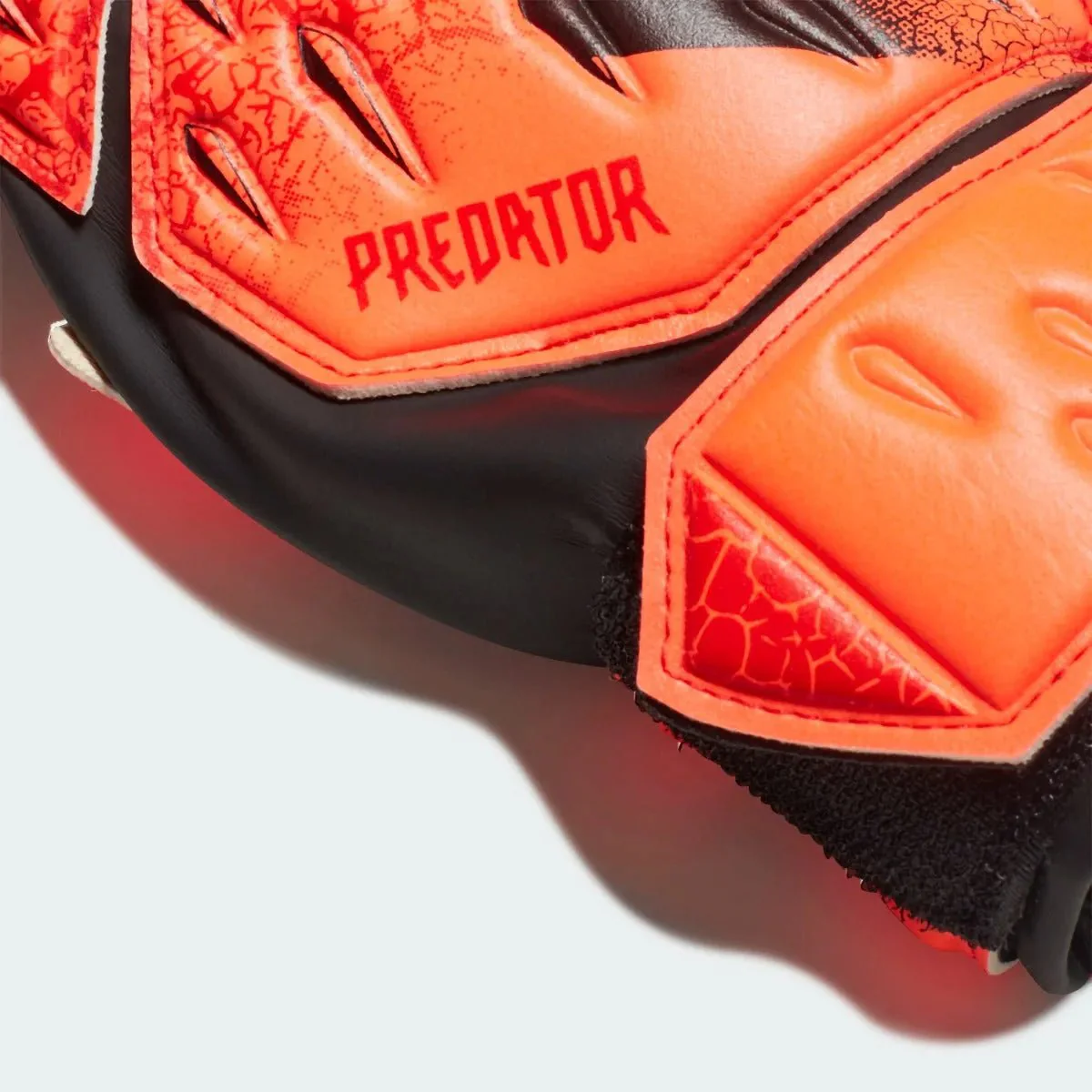 Adidas JR Predator Match FS  Goalkeeper Gloves - Orange-Black - Image 3