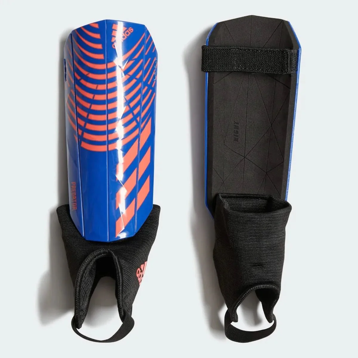 adidas JR Predator Match Shin Guards - Hi Res Blue-Turbo