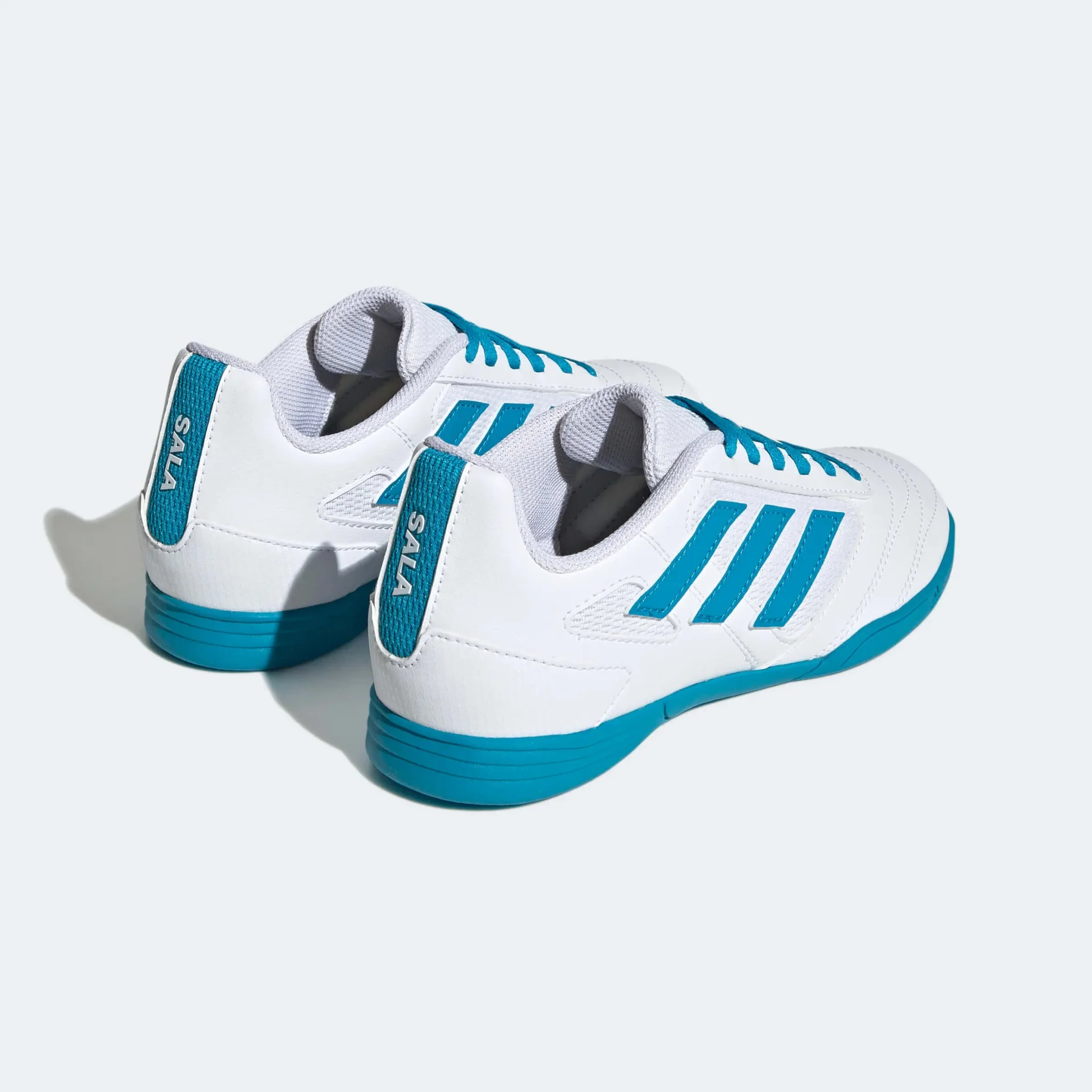 adidas Junior Super Sala 2 J - White - Aqua - Image 4