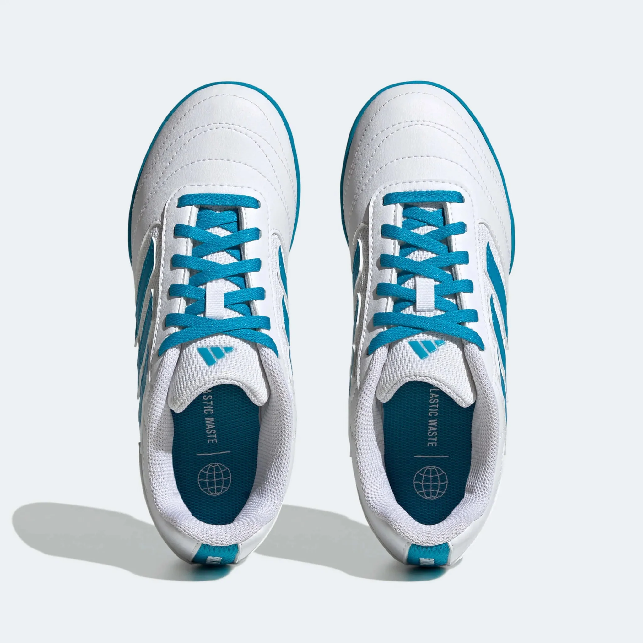 adidas Junior Super Sala 2 J - White - Aqua - Image 5