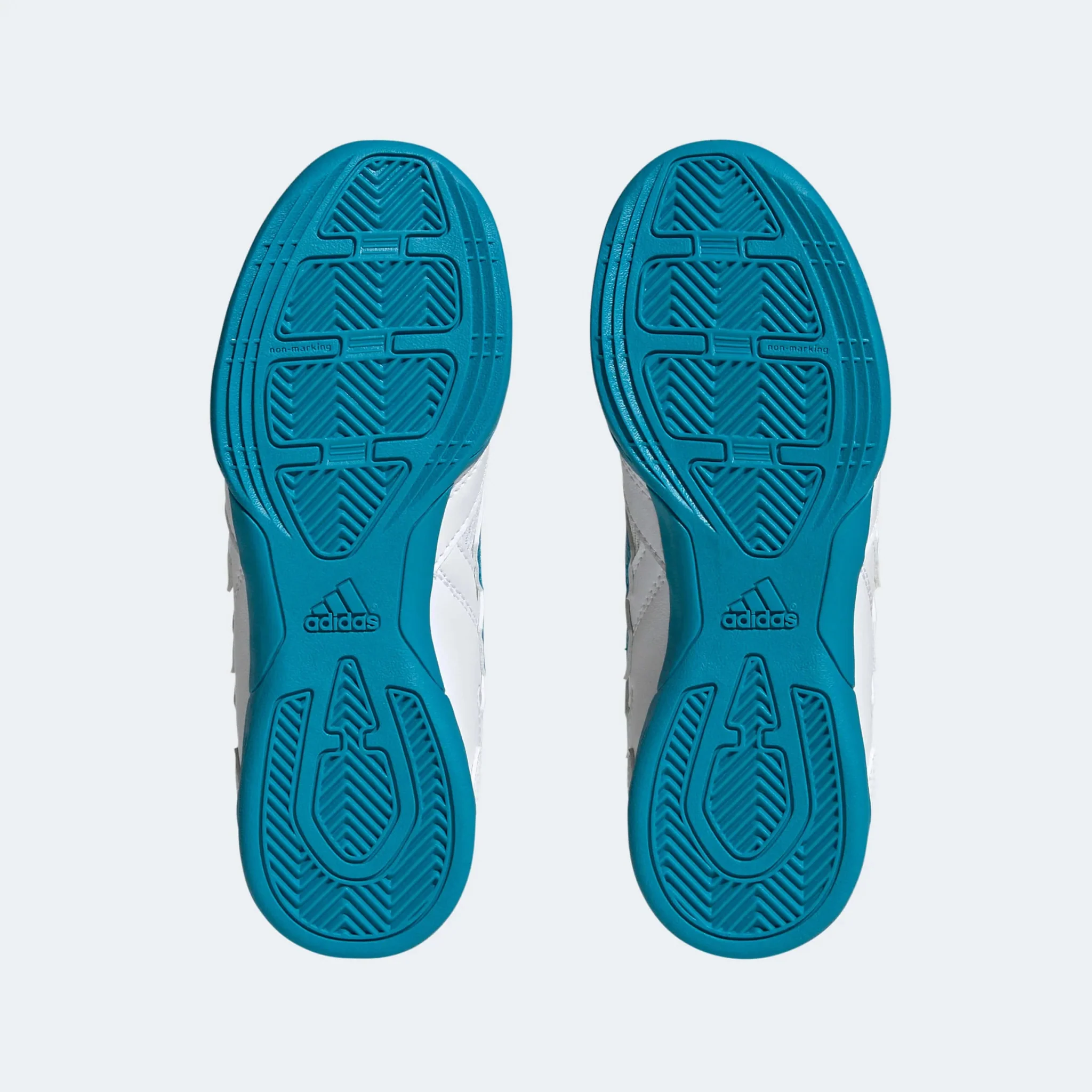 adidas Junior Super Sala 2 J - White - Aqua - Image 6
