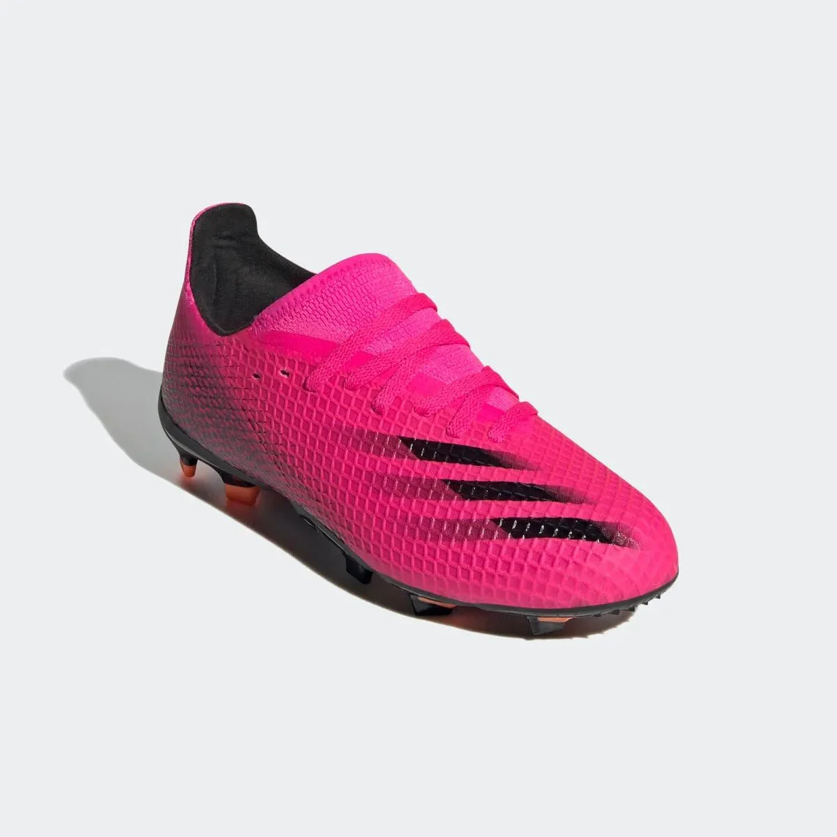 Adidas Junior X ghosted .3 FG - Pink-Black-Orange - Image 3
