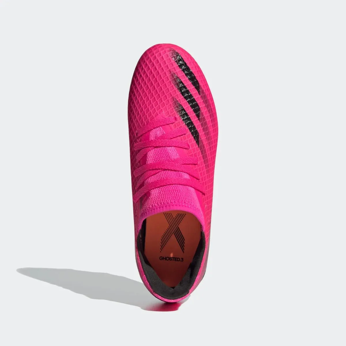 Adidas Junior X ghosted .3 FG - Pink-Black-Orange - Image 5