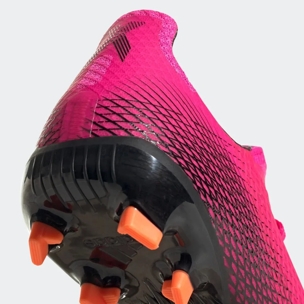 Adidas Junior X ghosted .3 FG - Pink-Black-Orange - Image 8