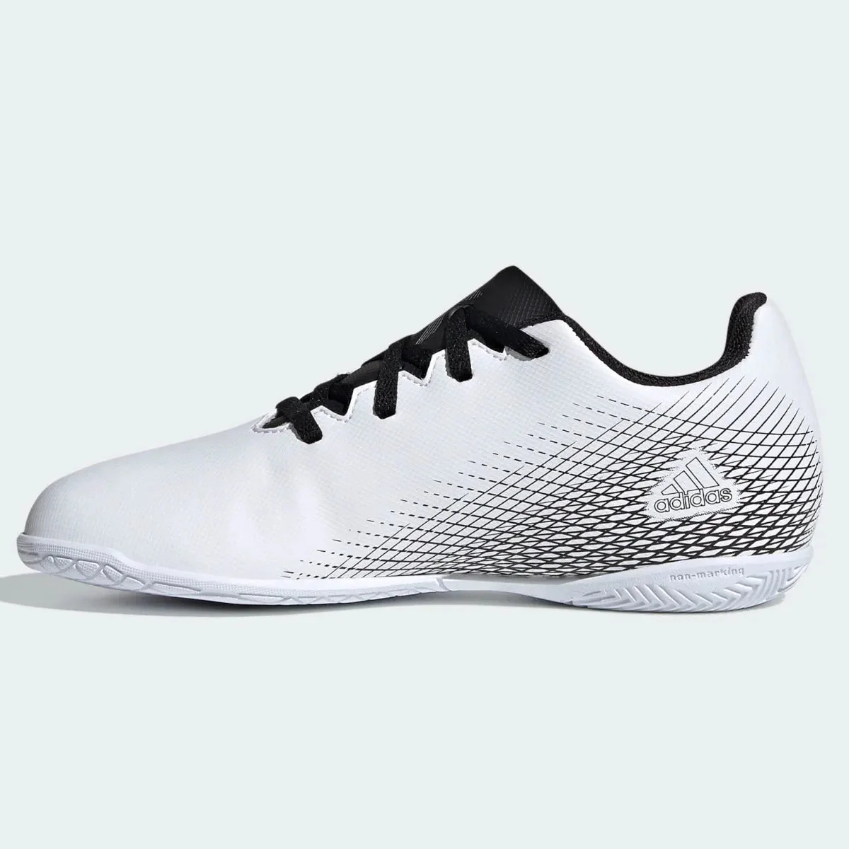 Adidas Junior X Ghosted.4 IN - White-Black - Image 2