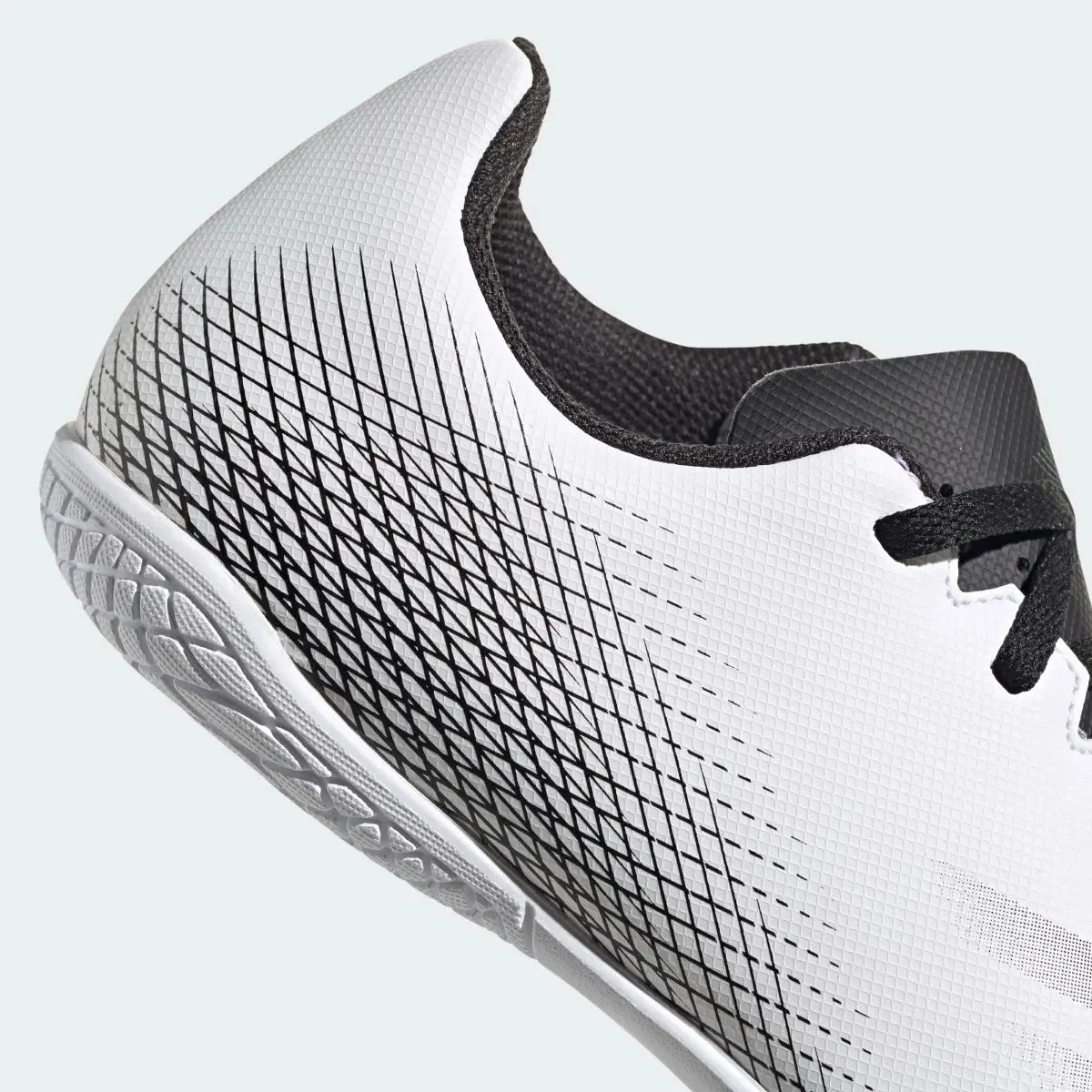 Adidas Junior X Ghosted.4 IN - White-Black - Image 9