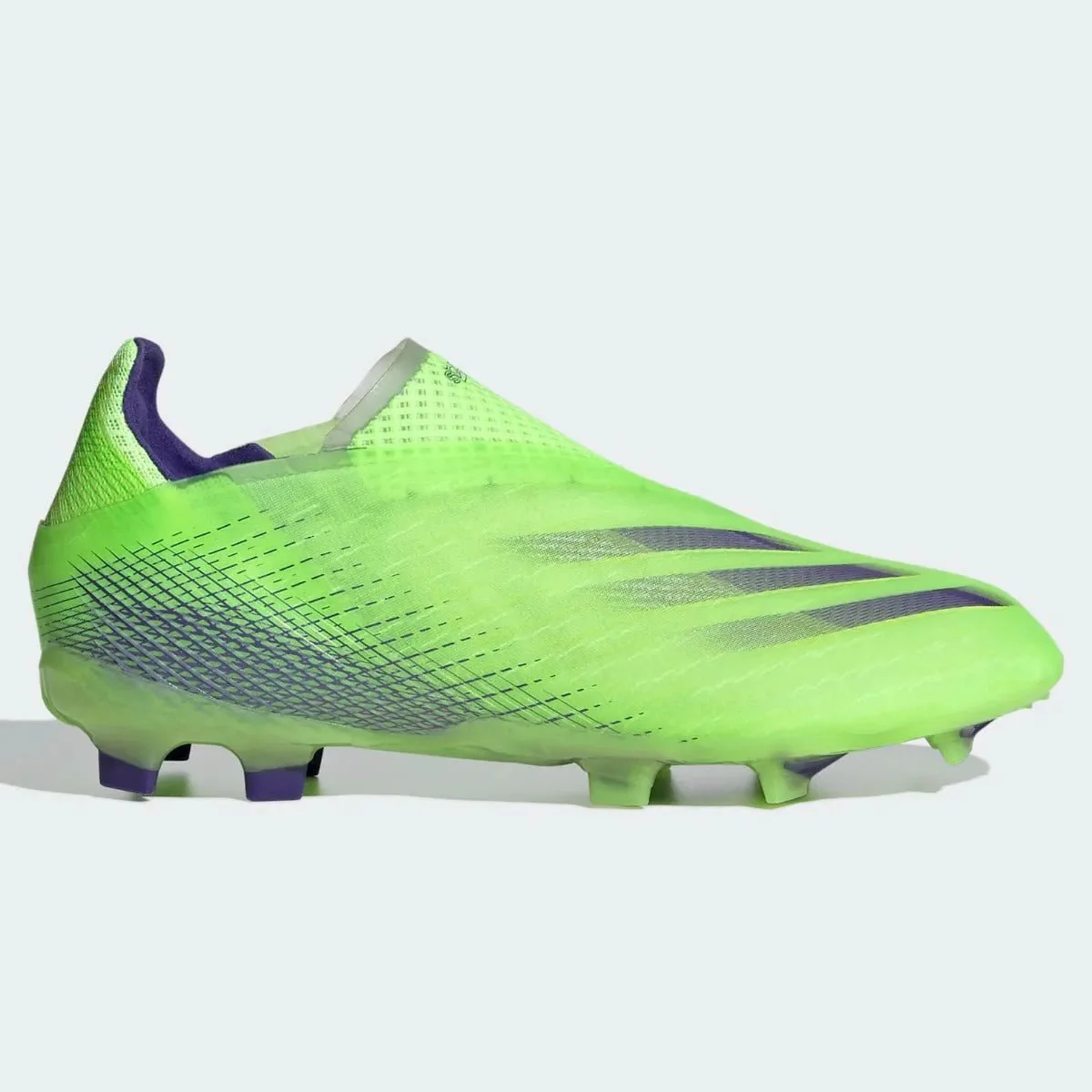 Adidas Junior X Ghosted+ FG - Signal Green-Purple