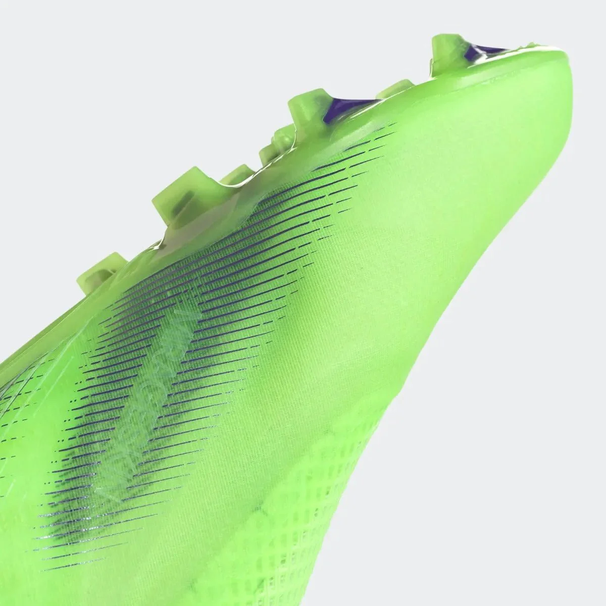 Adidas Junior X Ghosted+ FG - Signal Green-Purple - Image 9