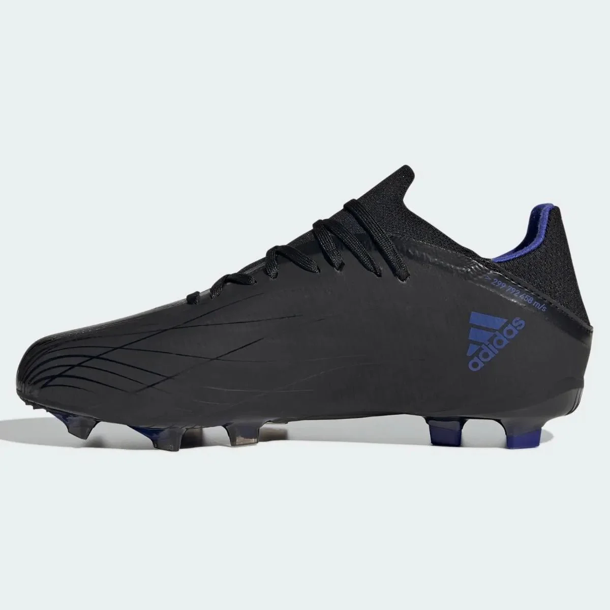 Adidas Junior X Speedflow .1 FG - Black-Sonic Ink - Image 2