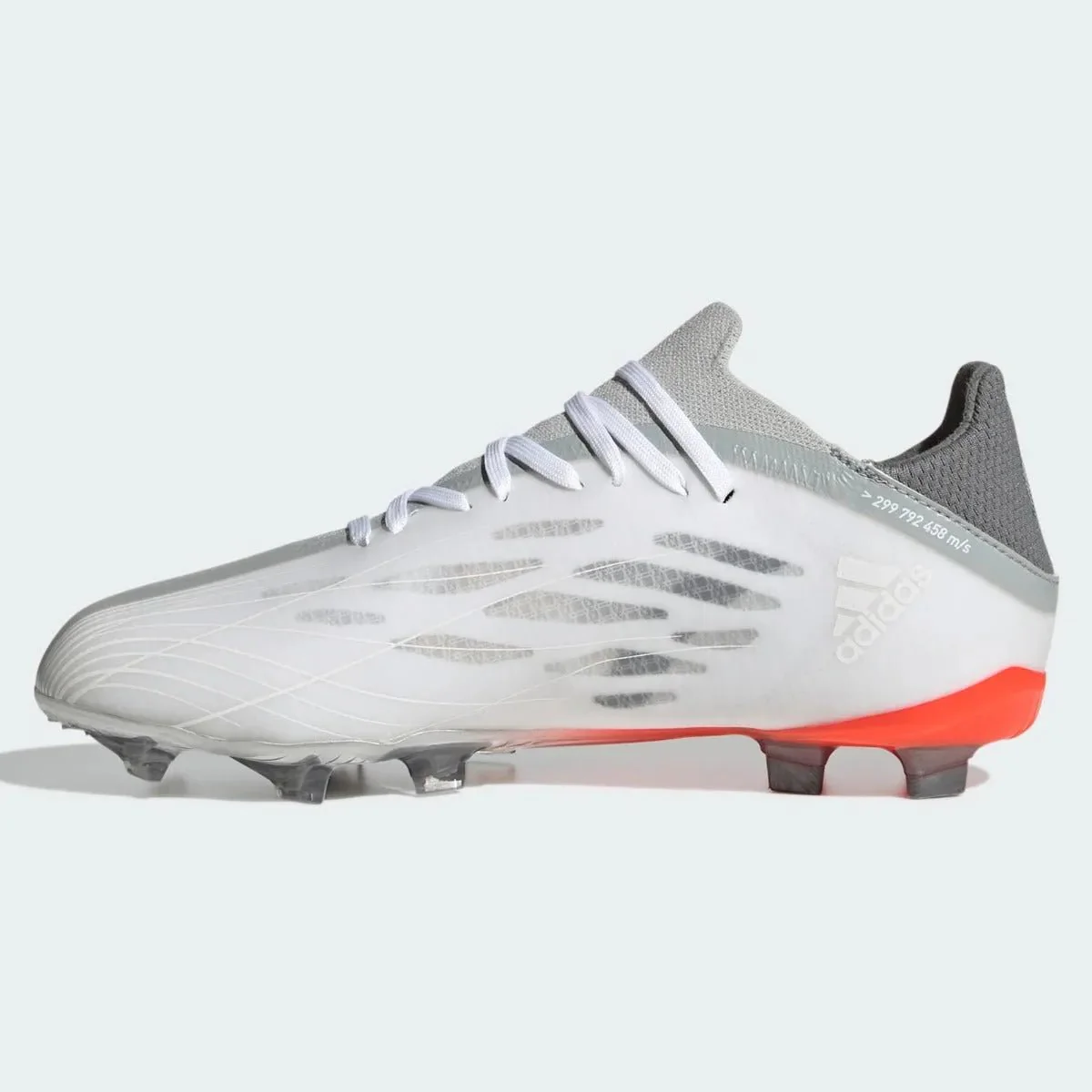 Adidas Junior X Speedflow .1 FG - White-Iron Metallic - Image 2