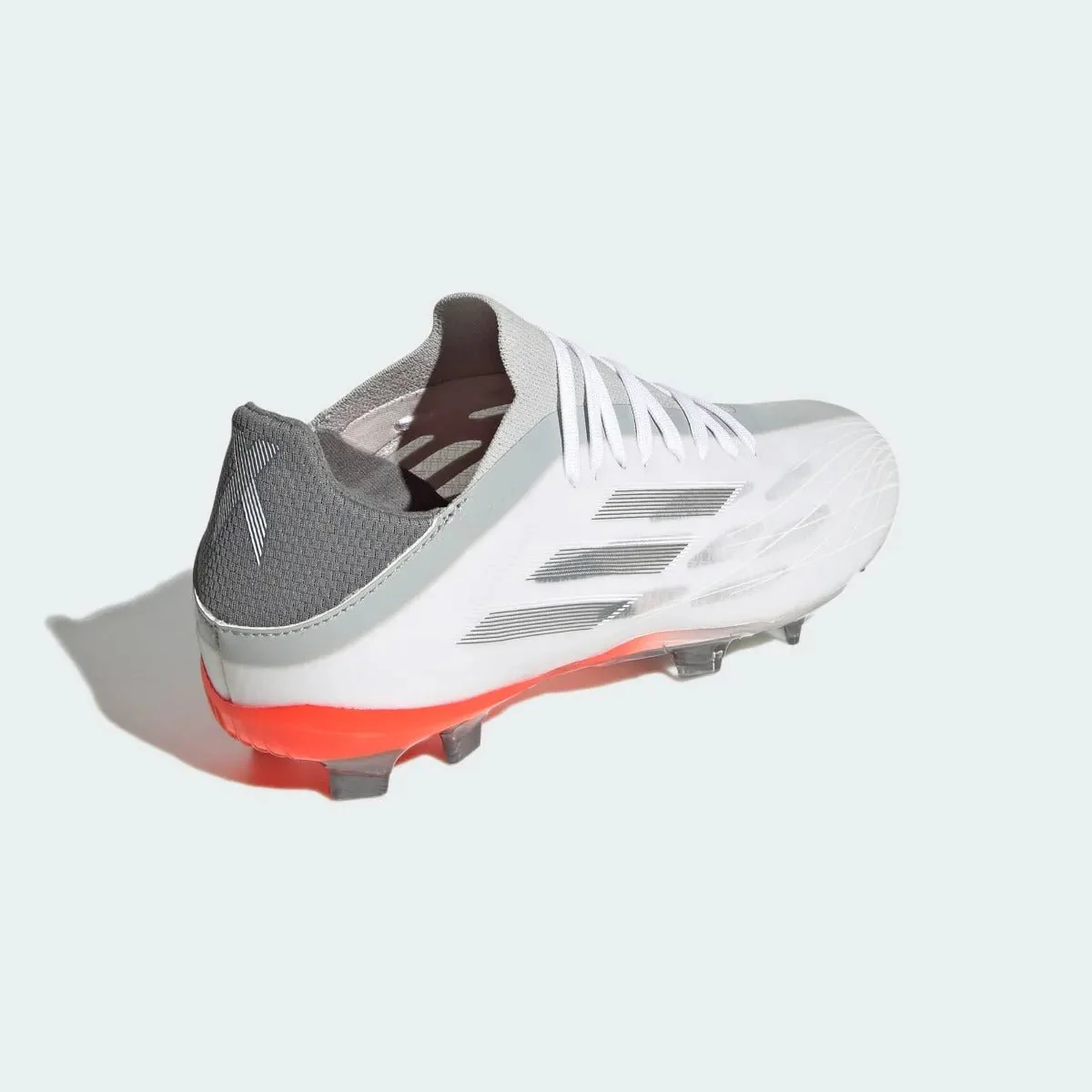 Adidas Junior X Speedflow .1 FG - White-Iron Metallic - Image 4