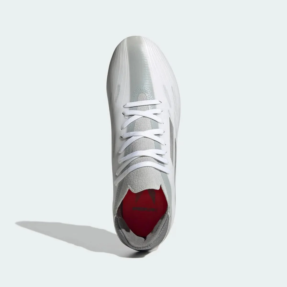Adidas Junior X Speedflow .1 FG - White-Iron Metallic - Image 5