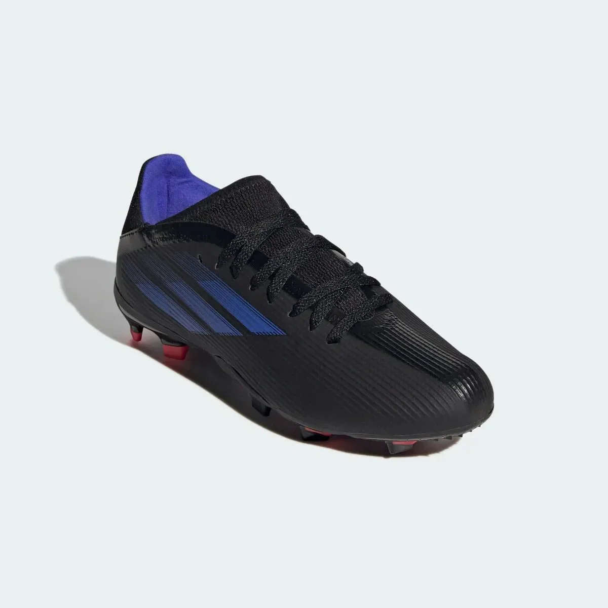 Adidas Junior X Speedflow .3 FG - Black-Sonic Ink - Image 2